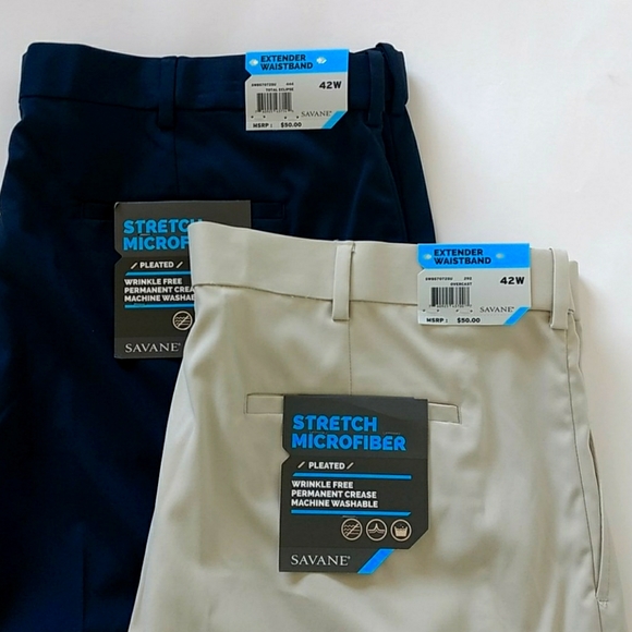 Savane Other - SALE!! LOT 2 Savane Men Shorts 42W Stretch Pleated